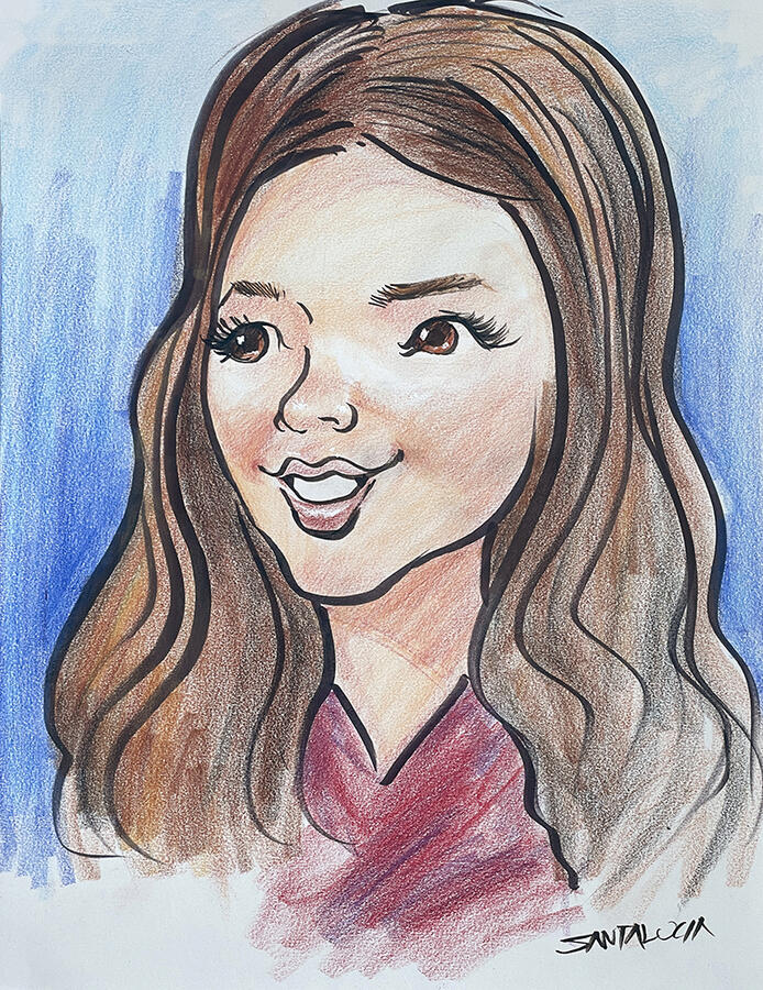 Montreal Live Color Caricature artist